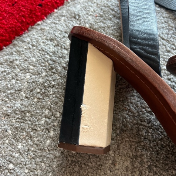 Tory Burch Bleecker Strappy Hexagon Heels - Picture 4 of 7